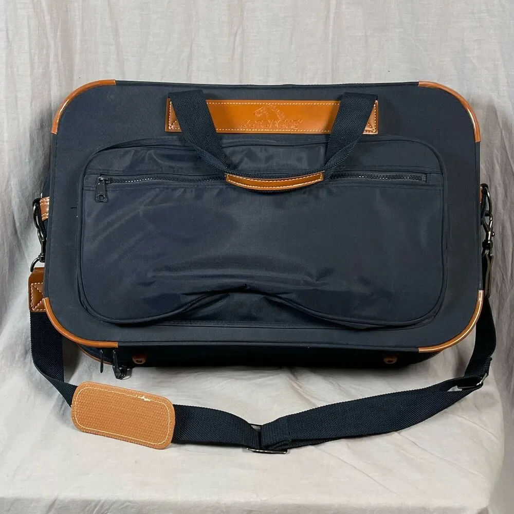 Jordache Canvas Large Carry On Shoulder Messenger Bag Travel Weekender Vintage